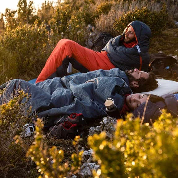 Lafuma Navanut 7º Sleeping Bag Orange Grey Women 4 Lafuma Navanut 7º Sleeping Bag Orange Grey Women - Image 4