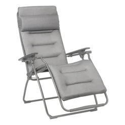 Lafuma Mobilier Futura Be Comfort Folding Chair Light Grey