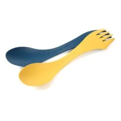 Light My Fire Spork Original BIO Spoon Fork Yellow Blue (Pack Of 2)