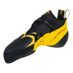 La Sportiva Solution Comp Climbing Shoes Yellow Black -Outdoor Equipment ls 20z999100 003