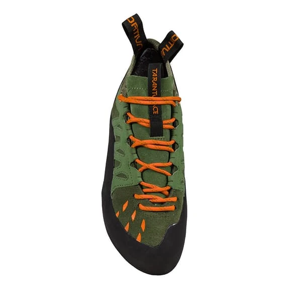 La Sportiva Tarantulace Climbing Shoes Green Black Orange 2 La Sportiva Tarantulace Climbing Shoes Green Black Orange - Image 2