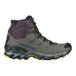 La Sportiva Ultra Raptor II Mid Leather GORE-TEX Boots Grey Greenish Yellow -Outdoor Equipment ls 34j909629 004