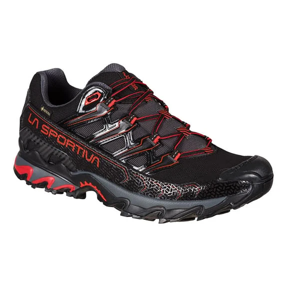 La Sportiva Ultra Raptor II GORE-TEX Shoes Black Grey Red 1 La Sportiva Ultra Raptor II GORE-TEX Shoes Black Grey Red