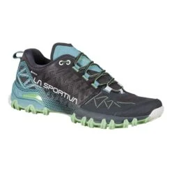 La Sportiva Bushido II GORE-TEX Shoes Black Sky Blue Women 9 La Sportiva Bushido II GORE-TEX Shoes Black Sky Blue Women -Outdoor Equipment ls 46z900912 004