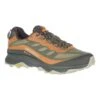 Merrell Moab Speed GORE-TEX Shoes Green Orange Black