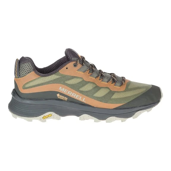 Merrell Moab Speed GORE-TEX Shoes Green Orange Black 2 Merrell Moab Speed GORE-TEX Shoes Green Orange Black - Image 2