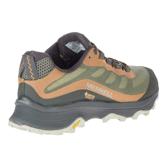 Merrell Moab Speed GORE-TEX Shoes Green Orange Black 3 Merrell Moab Speed GORE-TEX Shoes Green Orange Black - Image 3