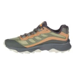 Merrell Moab Speed GORE-TEX Shoes Green Orange Black 11 Merrell Moab Speed GORE-TEX Shoes Green Orange Black -Outdoor Equipment ml j066773 006