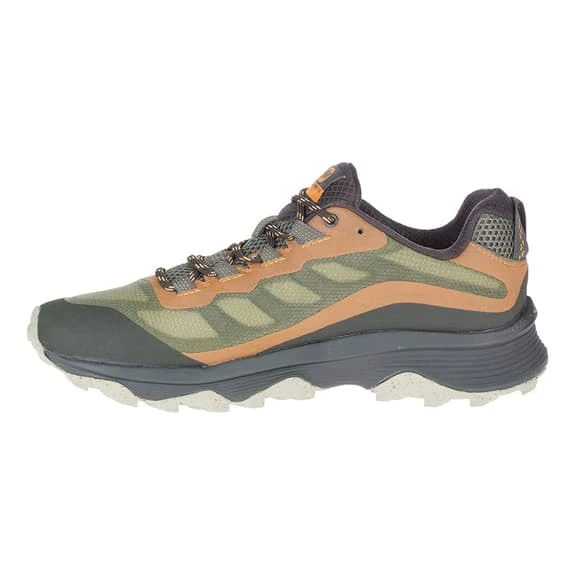 Merrell Moab Speed GORE-TEX Shoes Green Orange Black 6 Merrell Moab Speed GORE-TEX Shoes Green Orange Black - Image 6