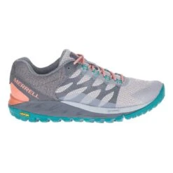 Merrell Antora 2 Trail Running Shoes Grey Blue Pink Women 11 Merrell Antora 2 Trail Running Shoes Grey Blue Pink Women -Outdoor Equipment ml j066926 002