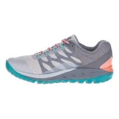 Merrell Antora 2 Trail Running Shoes Grey Blue Pink Women 10 Merrell Antora 2 Trail Running Shoes Grey Blue Pink Women -Outdoor Equipment ml j066926 003