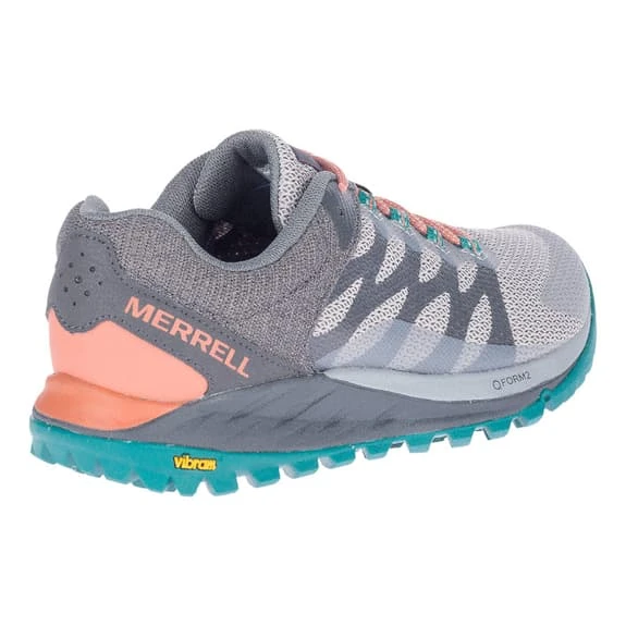 Merrell Antora 2 Trail Running Shoes Grey Blue Pink Women 2 Merrell Antora 2 Trail Running Shoes Grey Blue Pink Women - Image 2