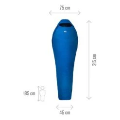 Millet Baikal 750 Regular 10C Sleeping Bag Electric Blue -Outdoor Equipment mlt mic1133 4333 004