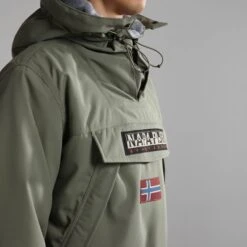 Napapijri Skidoo 4 Jacket Dark Green -Outdoor Equipment nap np0a4gmfgae 004