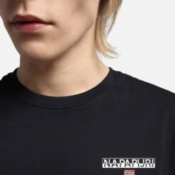 Napapijri Ice Short Sleeve T-Shirt Navy Blue -Outdoor Equipment nap np0a4gwi1761 005