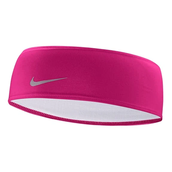 Nike Dri-Fit Swoosh 2.0 Headband Pink Fuchsia Grey 1 Nike Dri-Fit Swoosh 2.0 Headband Pink Fuchsia Grey
