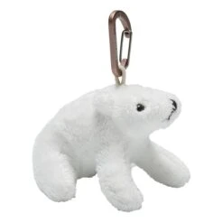Nordisk Polar Bear Key Ring White Brown