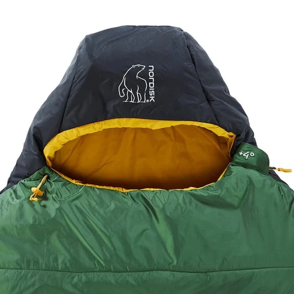 Nordisk Gormsson Curve M +4C Sleeping Bag Green Yellow 6 Nordisk Gormsson Curve M +4C Sleeping Bag Green Yellow - Image 6