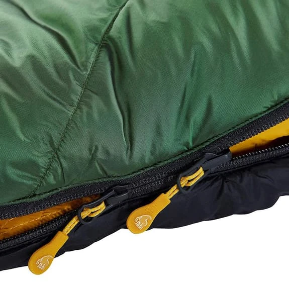 Nordisk Gormsson Curve M +4C Sleeping Bag Green Yellow 3 Nordisk Gormsson Curve M +4C Sleeping Bag Green Yellow - Image 3