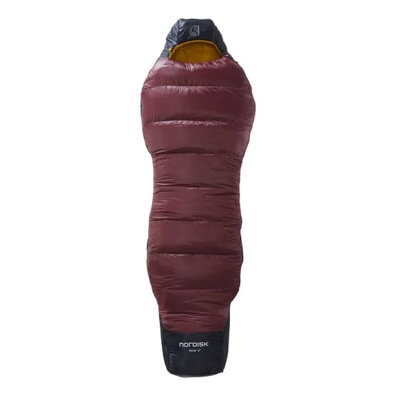 Nordisk Oscar Curve M -2C Sleeping Bag Red Black Yellow 1 Nordisk Oscar Curve M -2C Sleeping Bag Red Black Yellow