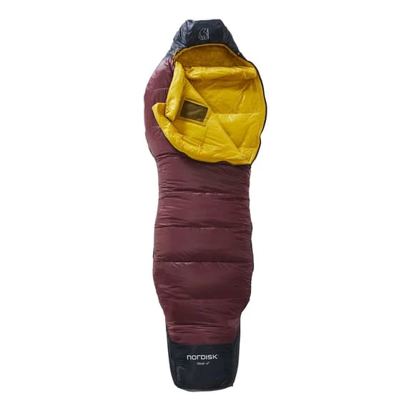 Nordisk Oscar Curve M -2C Sleeping Bag Red Black Yellow 2 Nordisk Oscar Curve M -2C Sleeping Bag Red Black Yellow - Image 2