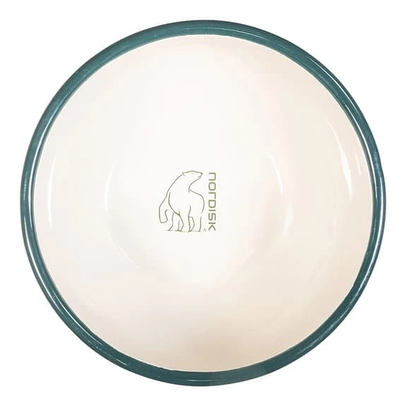 Nordisk Madam Blå Bowl 700ml White Green 2 Nordisk Madam Blå Bowl 700ml White Green - Image 2