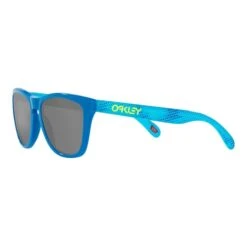 Oakley Frogskins High Resolution Glasses Blue With Prizm Black Lenses -Outdoor Equipment ok 9013k355 003