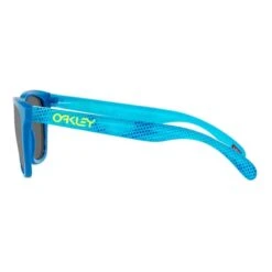 Oakley Frogskins High Resolution Glasses Blue With Prizm Black Lenses -Outdoor Equipment ok 9013k355 004