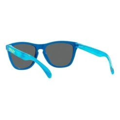 Oakley Frogskins High Resolution Glasses Blue With Prizm Black Lenses -Outdoor Equipment ok 9013k355 006
