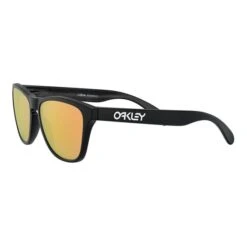 Oakley Frogskins XS Sunglasses Matte Black With Prizm Rose Gold Polarized Kids -Outdoor Equipment ok oj9006 2153 004