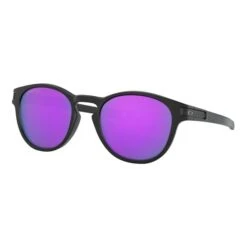 Oakley Latch Glasses Matte Black With Prizm Violet Lenses