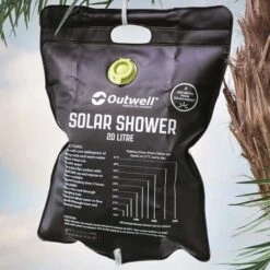 Outwell Solar Portable Shower 20L Black
