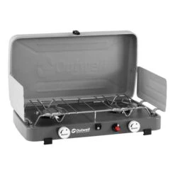 Outwell Olida 2 Burner EN417 Portable Cooker Dark Grey