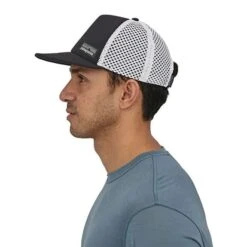 Patagonia Duckbill Trucker Cap Charcoal Black 9 Patagonia Duckbill Trucker Cap Charcoal Black -Outdoor Equipment pat 28757 blk 005