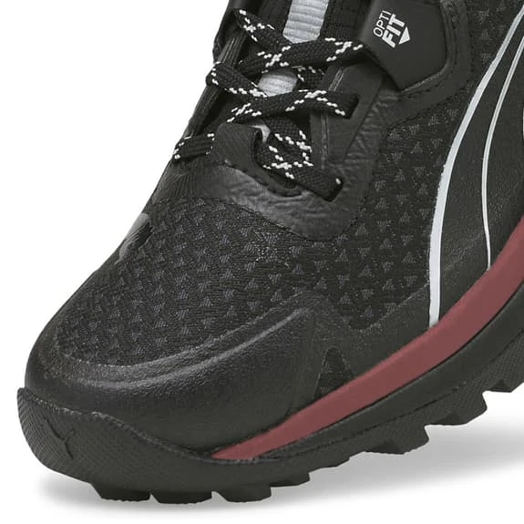 Puma Voyage Nitro GORE-TEX Shoes Black White Maroon Women 4 Puma Voyage Nitro GORE-TEX Shoes Black White Maroon Women - Image 4
