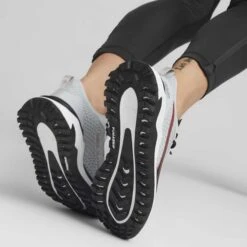 Puma Voyage Nitro 2 GORE-TEX Running Shoes Light Grey Black Red Women -Outdoor Equipment pum 37694502 006