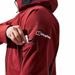 Berghaus MTN Arete Descend GORE-TEX Jacket Red Black Grey -Outdoor Equipment rg 4a001398 hr9 006