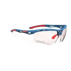 Rudy Project Propulse Glasses Blue Pink With Photochromic ImpactX 2 Lenses Red