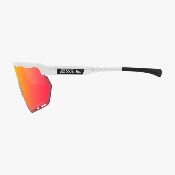 Scicon Aerowing Glasses Bright White With SCN-PP Red Mirrored Lens 4 Scicon Aerowing Glasses Bright White With SCN-PP Red Mirrored Lens - Image 4