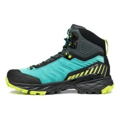 Scarpa Rush TRK GORE-TEX Boots Blue Lime Green Women 8 Scarpa Rush TRK GORE-TEX Boots Blue Lime Green Women -Outdoor Equipment scr 63140 202 1 003