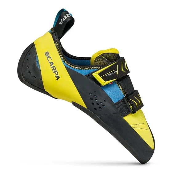 Scarpa Vapor V Climbing Shoes Blue Yellow 1 Scarpa Vapor V Climbing Shoes Blue Yellow