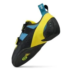 Scarpa Vapor V Climbing Shoes Blue Yellow 10 Scarpa Vapor V Climbing Shoes Blue Yellow -Outdoor Equipment scr 70040 001oce 005
