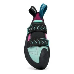 Scarpa Vapor V Climbing Shoes Blue Pink Women -Outdoor Equipment scr 70040 002dah 003