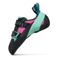 Scarpa Vapor V Climbing Shoes Blue Pink Women -Outdoor Equipment scr 70040 002dah 004