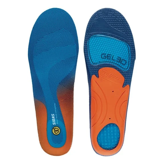 Sidas Cushioning Gel 3D Insoles Blue Orange 4 Sidas Cushioning Gel 3D Insoles Blue Orange - Image 4