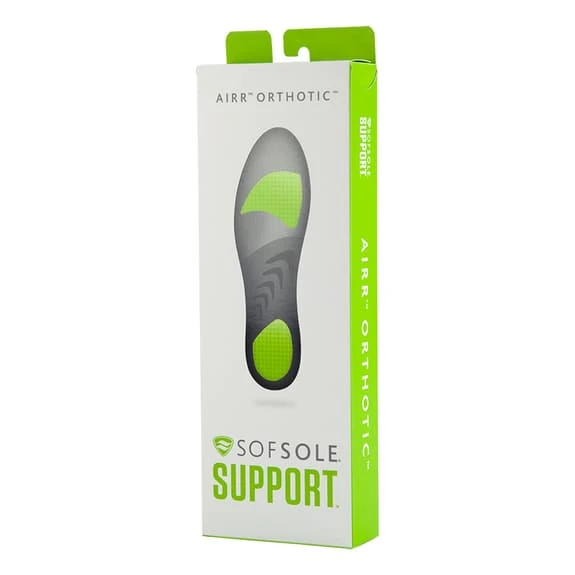 Sof Sole Airr Orthotic Insoles Black Green 2 Sof Sole Airr Orthotic Insoles Black Green - Image 2