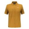 Salewa Puez Dry Short Sleeve Shirt Yellow