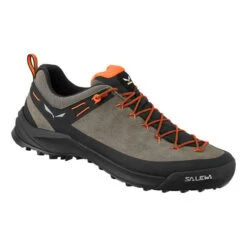 Salewa Wildfire Leather Shoes Grey Black