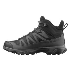 Salomon X Ultra 4 MID Wide GORE-TEX Boots Grey Black -Outdoor Equipment slm l41294600 005