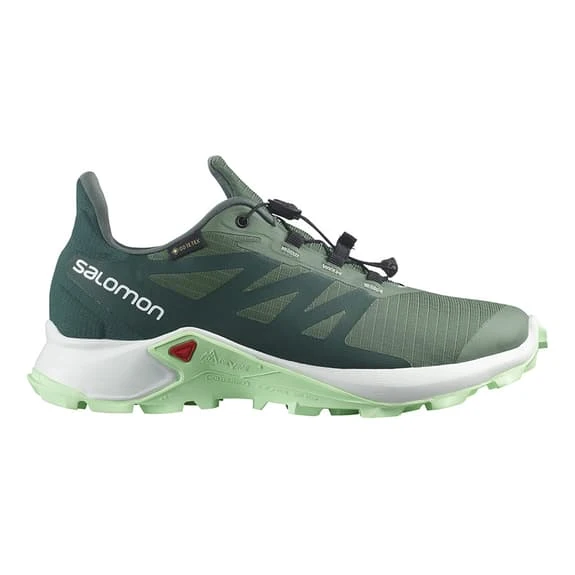 Salomon Supercross 3 GORE-TEX Turquoise Shoes Dark Light Green Women 2 Salomon Supercross 3 GORE-TEX Turquoise Shoes Dark Light Green Women - Image 2